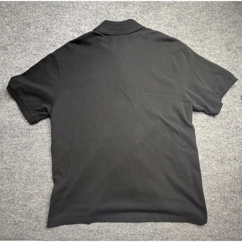Polo Ralph Lauren Mens Embroidered RCA Black Polo Shirt 2XB Cotton